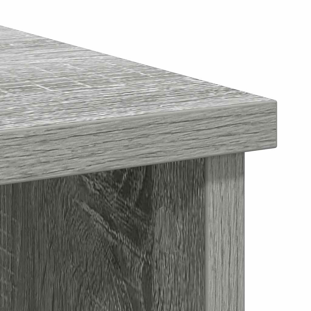 Sideboard with Drawer Grey Sonoma 101x35x76 cm Engineered Wood